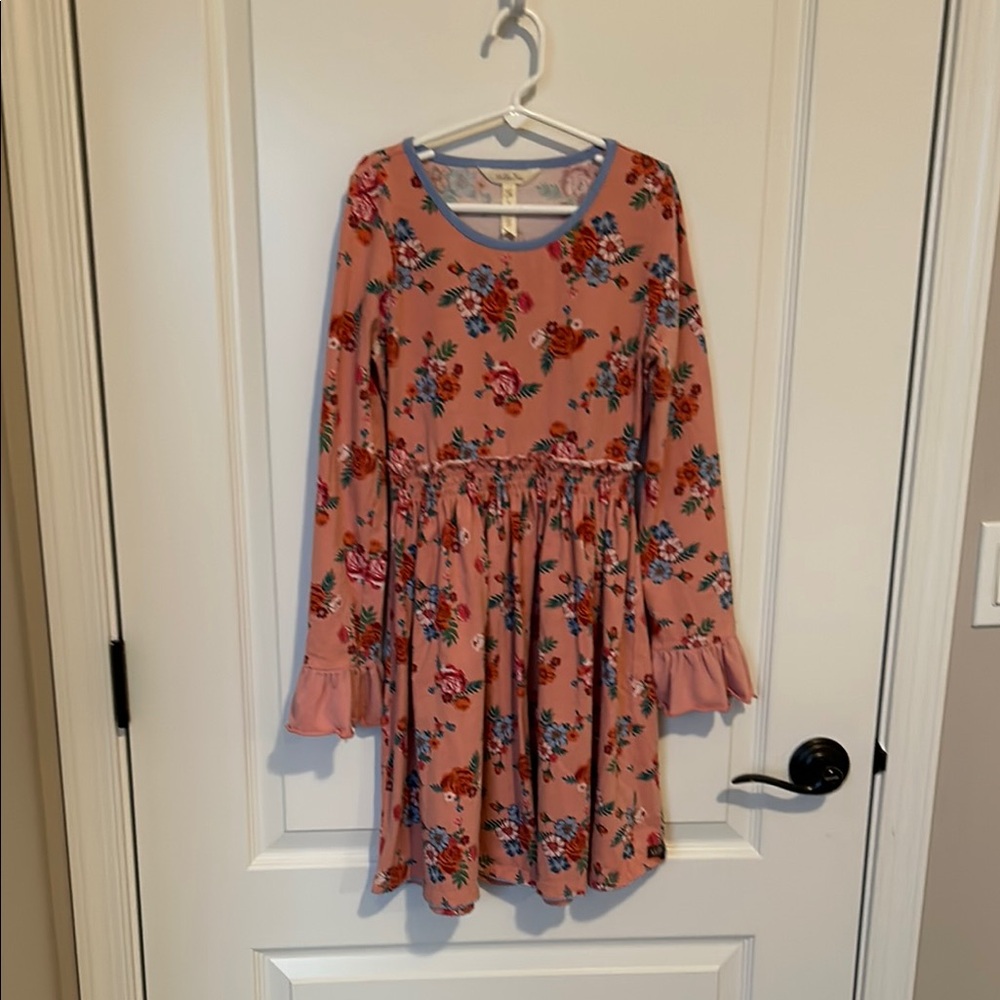 Girl’s Matilda Jane Floral Long Sleeve Casual Dress 12